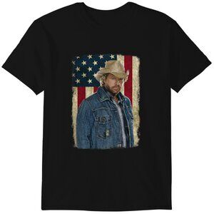Toby Keith American Flag T-Shirt - Country Music USA Tee Western Gift